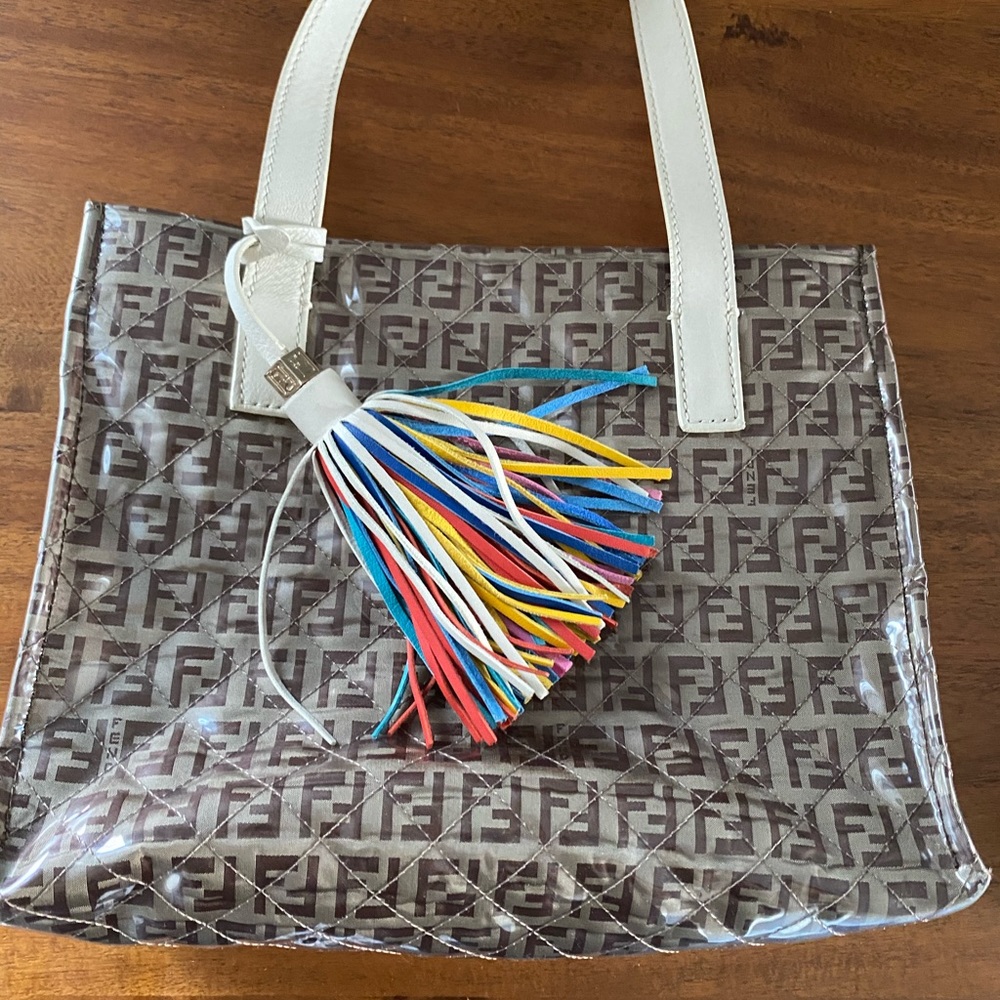 Fendi PVC coated Tote